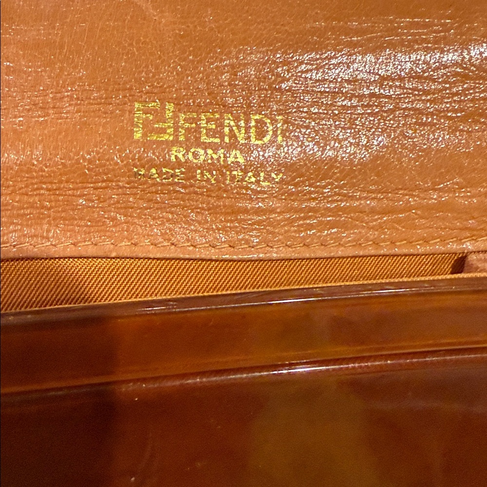 Vintage Fendi Brown Purse - Picture 3 of 10